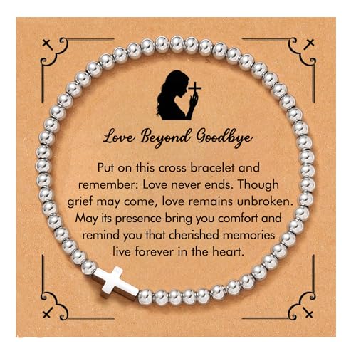 RZKING Cross Bracelet for Women, Christian Gifts for Women Friends Mom - style: Sympathy