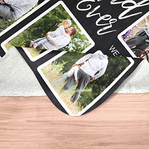 inkArts Custom Photo Blanket, Personalized Gift for Dad from Daughter or Son - color: 8 Photo-1