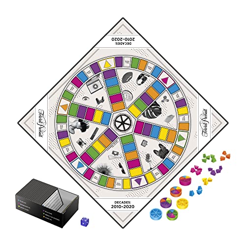 Hasbro Gaming Trivial Pursuit Decades 2010 to 2020 Board Game for Adults and Teens, Pop Culture Trivia Game for 2 to 6 Players, Ages 16 and Up
