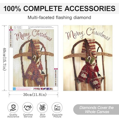 Christmas Diamond Art Kits for Adults, Diamond Painting Kits for Beginner - color: JOJO-DP89