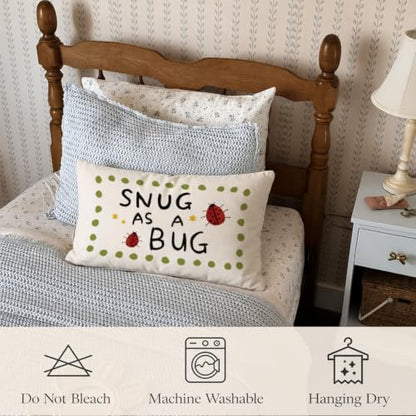 Ladybug Room Decor Ladybug 12x20 Pillow Cover, - color: Ladybug