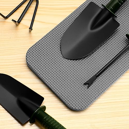Riakrum 20 Pcs Garden Kneeling Pad Garden Knee Pad Thick Foam Knee Mat Waterproof Cushion for Kneeling Multi Functional and Church Kneeler for Praying, Baby Bath, Yoga, 15.4 x 6.7 Inch (Gray) - color: Gray