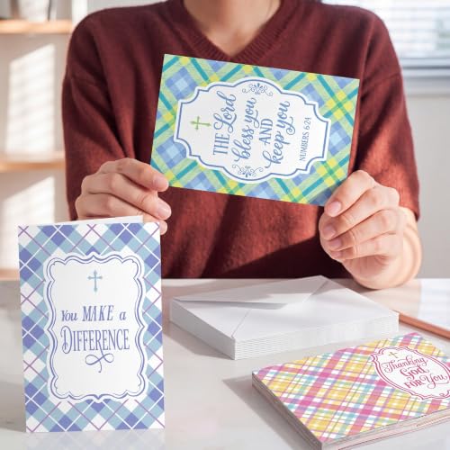 24 Pack Christian Pastor Ministry Appreciation Cards, Assorted - style: Ministry Assorted