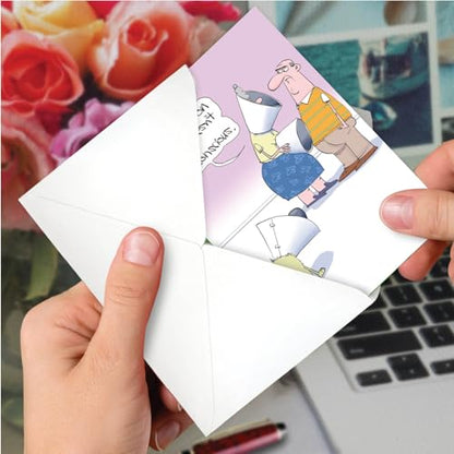 NobleWorks 1 Funny Get Well Card 5x7 Self-Conscious Pup Surgery C2426GWG - style: Self-Conscious Dog