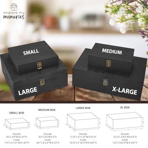 Personalized Adventure Memory Box, Engraved Travel Keepsake for Couples - style: 12. Adventure Box