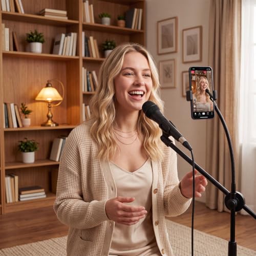 Sherr 2 Pcs Adjustable Microphone Mic Stands Bulk, Mic1 - style: Mic1