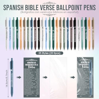 Feifeiya 25 Sets Christian Pastor Appreciation Gift, Boho Color, Spanish - color: Boho Color, style: Spanish