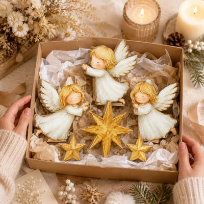 Christmas Decorations Indoor, Christmas Angel Star Nativity Home Decor