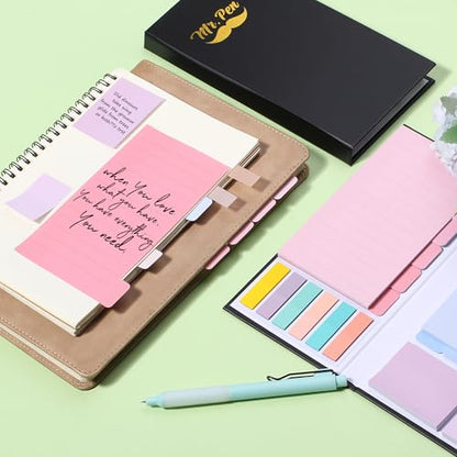 Mr. Pen- Sticky Notes Set, 410 Pack, Ruled - color: Pastel Macaron, size: 1 Set
