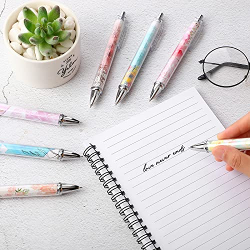 Tinlade 10 Pcs Christian Bible Verse Ballpoint Ink Pens,Fresh Flower - style: Fresh Flower