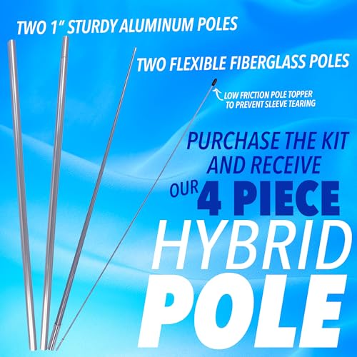Welcome - Church Cross Premium Windless Feather Banner Flag Kit (Flag, Pole, & Ground Mt) - size: Kit