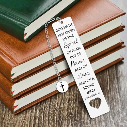 Inspirational Bible Verse Bookmark Christian Gift for Women Men Faith Religious Spiritual Gifts Inspirational Christian Birthday Presents for Mom Dad Teen Friends Book Lovers Bookworm Readers