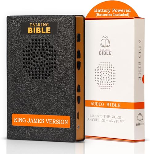 KJV Audio Bible Player | Battery Powered | Black