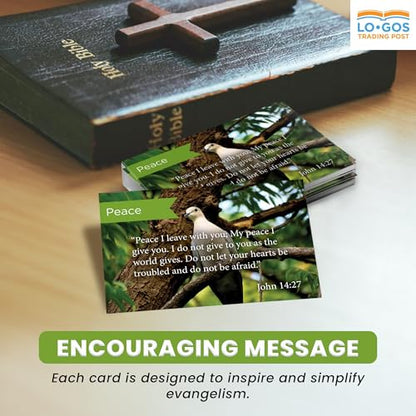 Logos Trading Post John 14:27 Pass It On Scripture Cards, Pack of 25 - color: John 14:27