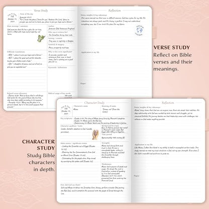 Legend Bible Study Journal for Women, Guide Notebook for Notes Terracotta - color: Dark Terracota