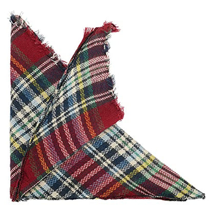 American Trends Scarfs for Women Winter Triangle Scarf Classic Plaid Warm Scarf Soft Scarves Knitted Wrap Shawl - color: Triangle Striped Burgundy & Beige