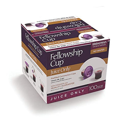 Broadman Pre-filled Communion Fellowship Cup, Juice Only, 200 Count and Gluten Free Bread, 200 Count Value Bundle