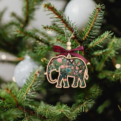 Elephant Ornament, Friendship Ornament - Elephant Gifts for Women, Friends - color: Elephant