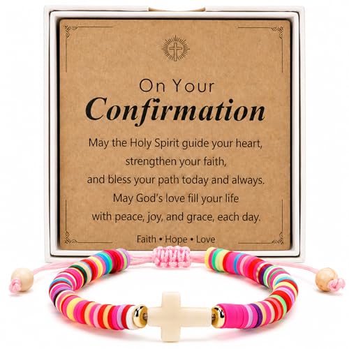 Adjustable Colorful Cross Bracelet Gift Box Set for Girls