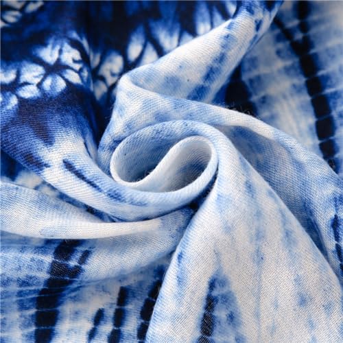 Yeieeo Boho Scarf for Women Lightweight Floral Printed Scarf Fall Winter Fashion Fringed Shawl - color: Floral 36