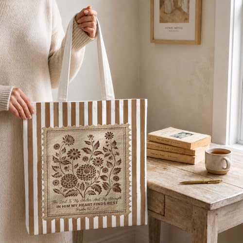 Christian Tote Bag - color: Vintage Floral