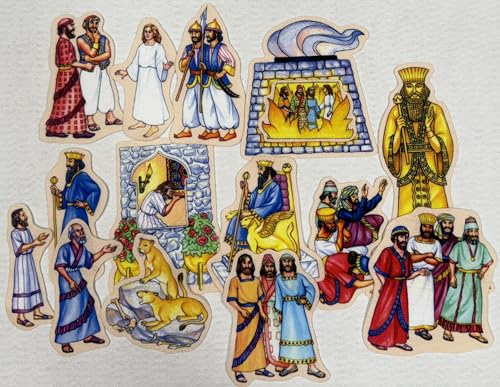 Story Time Felts Daniel and The Lions Den Felt Figures for Flannel Board Bible Stories Precut