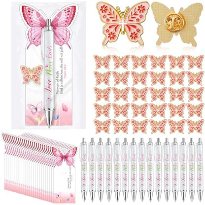 Motiskyy 50 Set Breast Cancer Awareness Gifts Bulk for Women