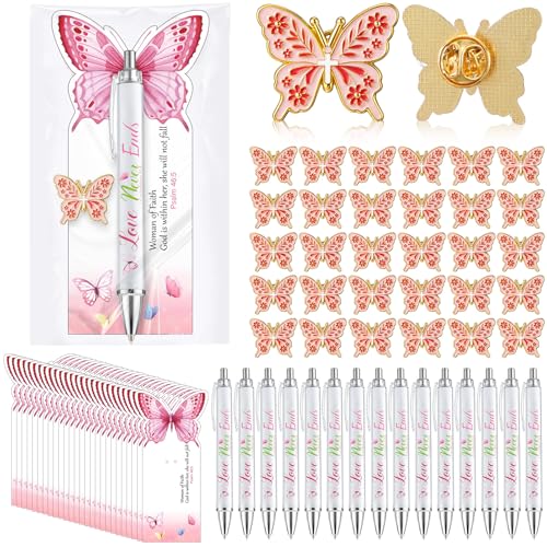Motiskyy 50 Set Breast Cancer Awareness Gifts Bulk for Women