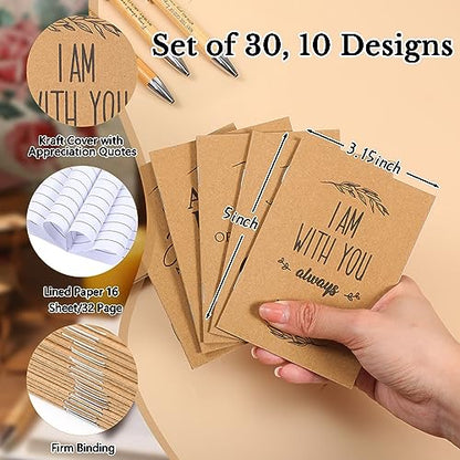 Fuutreo 90 Pcs Christian Bulk Bible Verse Notebook Pen Bookmark Church