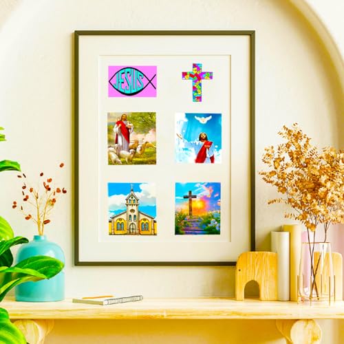 Jesus Christian Stickers, Religious Bible Faith Cross Sticker Pack Gifts for Adults Teens and Kids, 65PCS Vinyl Waterproof Aesthetic Jesus Stickers for Water Bottles Laptops Skateboards Guitar - color: Jesus Christian