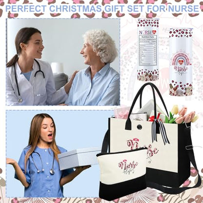 Silkfly 3 Pcs Nurse Life Thoughtful Gift Set for Thanksgiving Christmas Day - style: Nurse Life