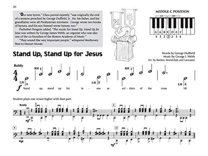 Music for Little Mozarts -- Little Mozarts Go to Church, Bk 1-2: 10 Favorite Hymns, Spirituals and Sunday School Songs (Music for Little Mozarts, Bk 1-2)