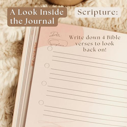 Bible Notes Journal - Guided Devotional and Prayer Notebook for Women - SOAP Scripture, Takeaways, Notes - Christian Bible Study Tool and Gift Idea (Pink - Book Bound) - color: Pink - Book Bound