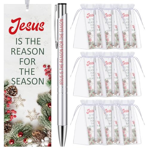 Dispowreath 36 Pcs/ 18 Sets Christmas Jesus is The Reason Church Gifts - style: Jesus is the Reason