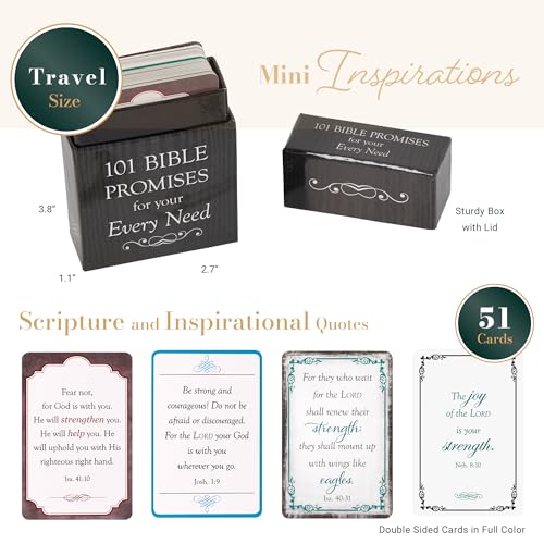 101 Bible Promises for Your Every Need, Inspirational Scripture Cards to Keep or Share (Boxes of Blessings)