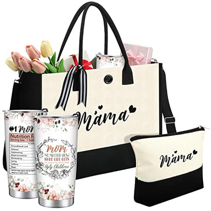 Silkfly 3 Pcs Mama Thoughtful Gifts Set for Thanksgiving Christmas Day - style: Mama
