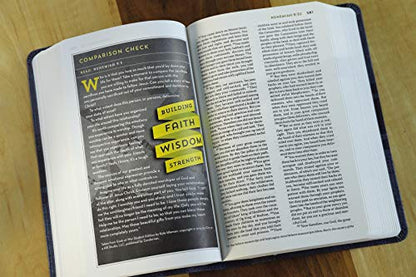 NIV, Bible for Teen Guys, Leathersoft, Blue: Building Faith, Wisdom and Strength