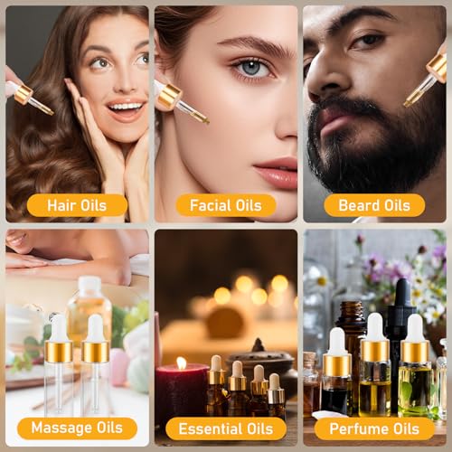 20 Pack 5ml Mini Dropper Bottle for Cuticle Oil - size: 5ml