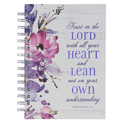 Christian Art Gifts Spiral Journal: Trust in the Lord - Proverbs 3:5