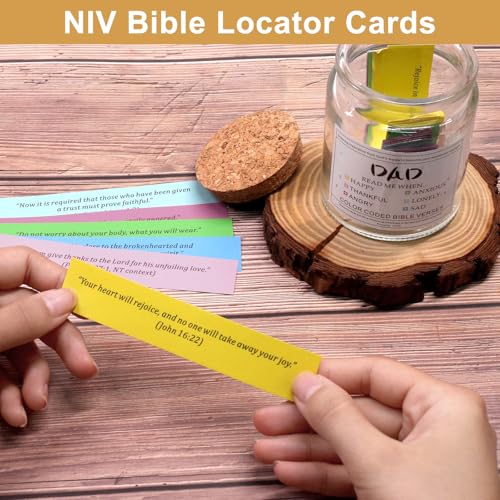 108 Bible Verse Cards to Encourage Dad Through Every Emotion - style: Bible Verses Jar for Dad