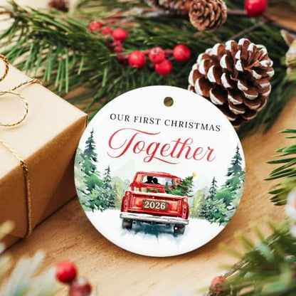 ZAGKOO First Christmas Ornament 2026, Couples First Christmas Together Gift - color: Together 1