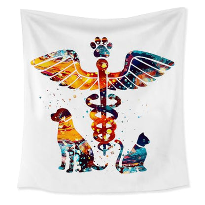 HUGANE Veterinarian Office Tapestry Wall Decor 50x60 Inch - color: colour-13