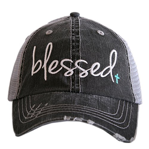 KATYDID Blessed Baseball Cap - Trucker Hat for Women - Stylish Cute Ball Cap - color: Mint