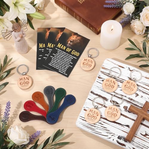 AmazingSpark 15 Sets Pastor Appreciation Gifts Keychain Bookmarks, Classic - style: Classic