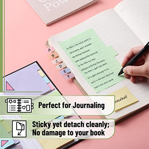 Mr. Pen- Sticky Notes Set, 410 Pack, Ruled - color: Pastel, size: 1 Set
