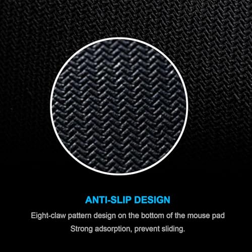 MAC OS Shortcut Key Mouse Pad-Cheat Sheet Desk Mat Large Gaming Mouse Pads - color: Black&macos