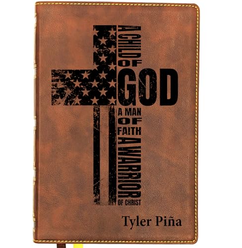 Personalized NKJV Bible, Custom Holy Bible, New King James Version (Patriotic Cross) - style: Patriotic Cross