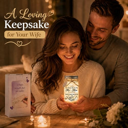 SOLMAY Wedding Gifts for Couples 2026, Mason Star Jar - color: Mason Wedding