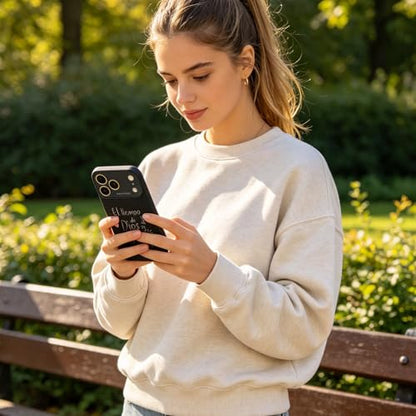 for iPhone 17 Pro Case God's Timing is Perfect Spanish Bible Verse Phone Case, Full Camera Lens Protection, Shockproof Drop Resistant Durable Cover (Black, iPhone 17 Pro) - color: black, size: iPhone 17 Pro