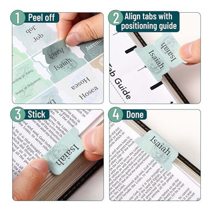 Mr. Pen- Bible Tabs, 75 Tabs, Coastal Meadow - color: Coastal Meadow